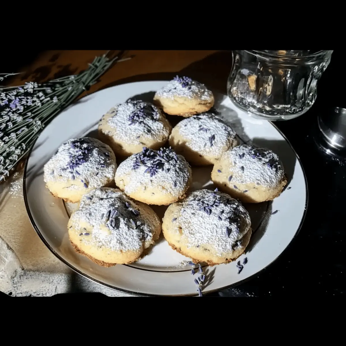Almond Lavender Butter Cookies for a Blissful Treat