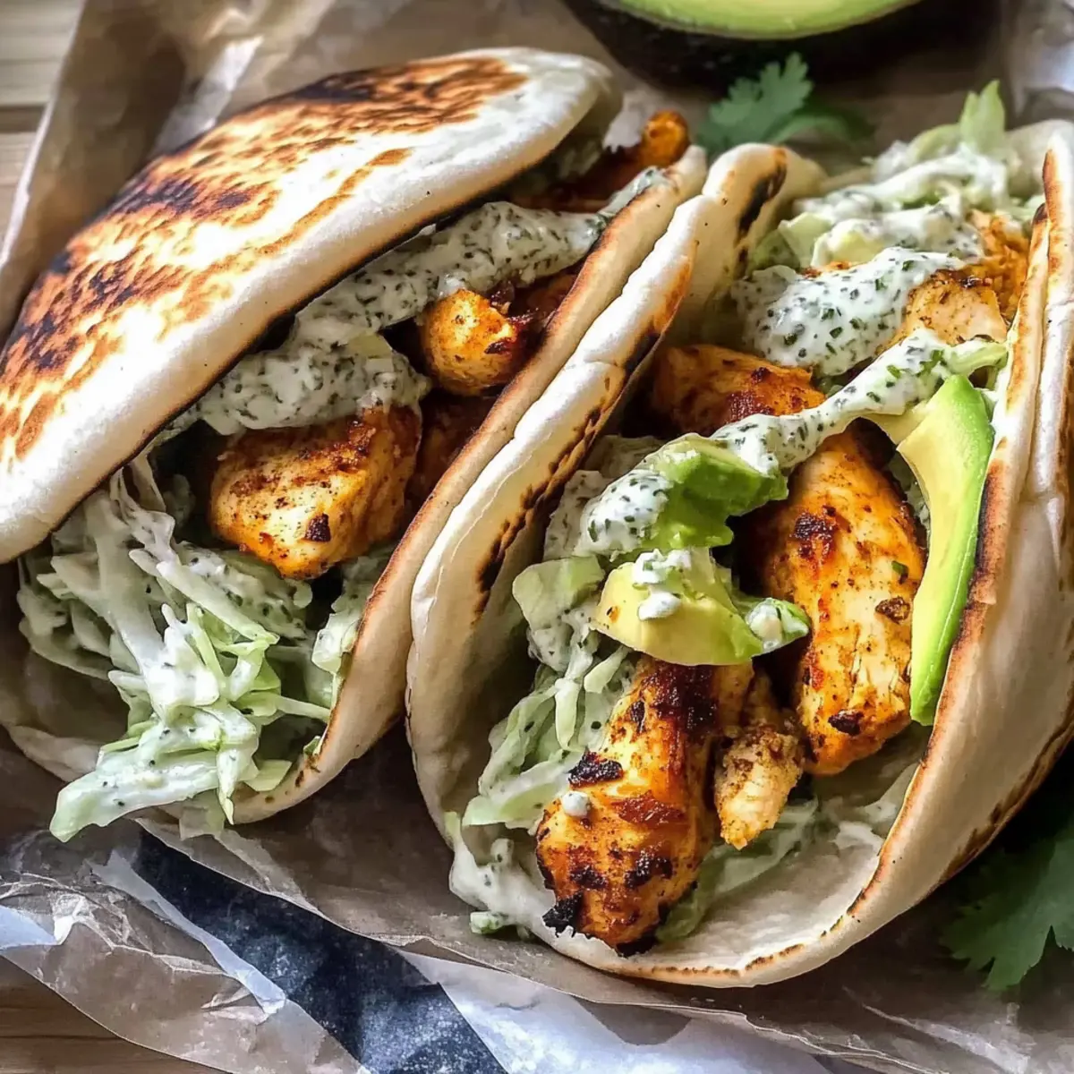 Sheet Pan Chicken Pitas with Herby Ranch for Effortless Flavor