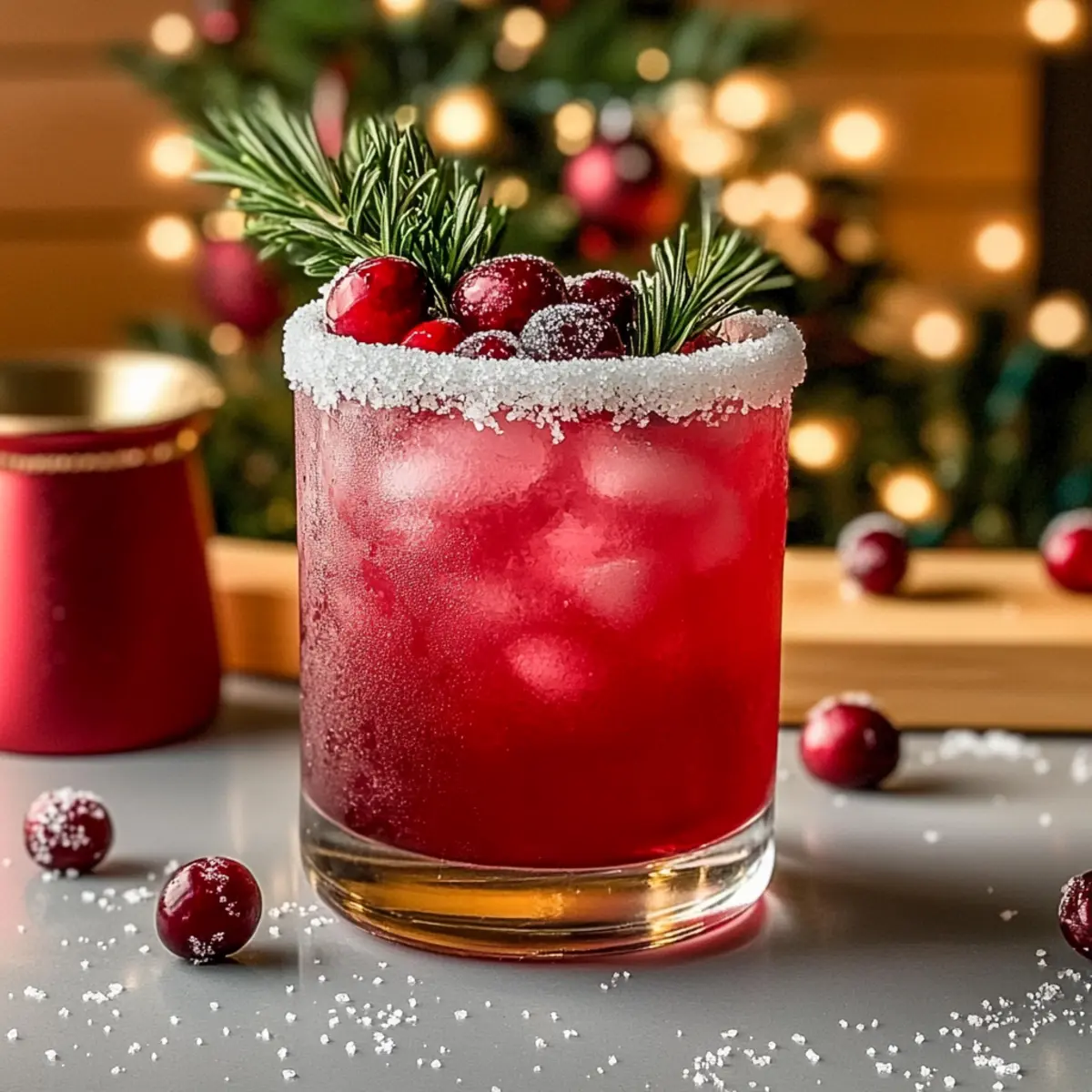 Frosted Mistletoe Margarita: A Festive Sip for Holiday Cheer