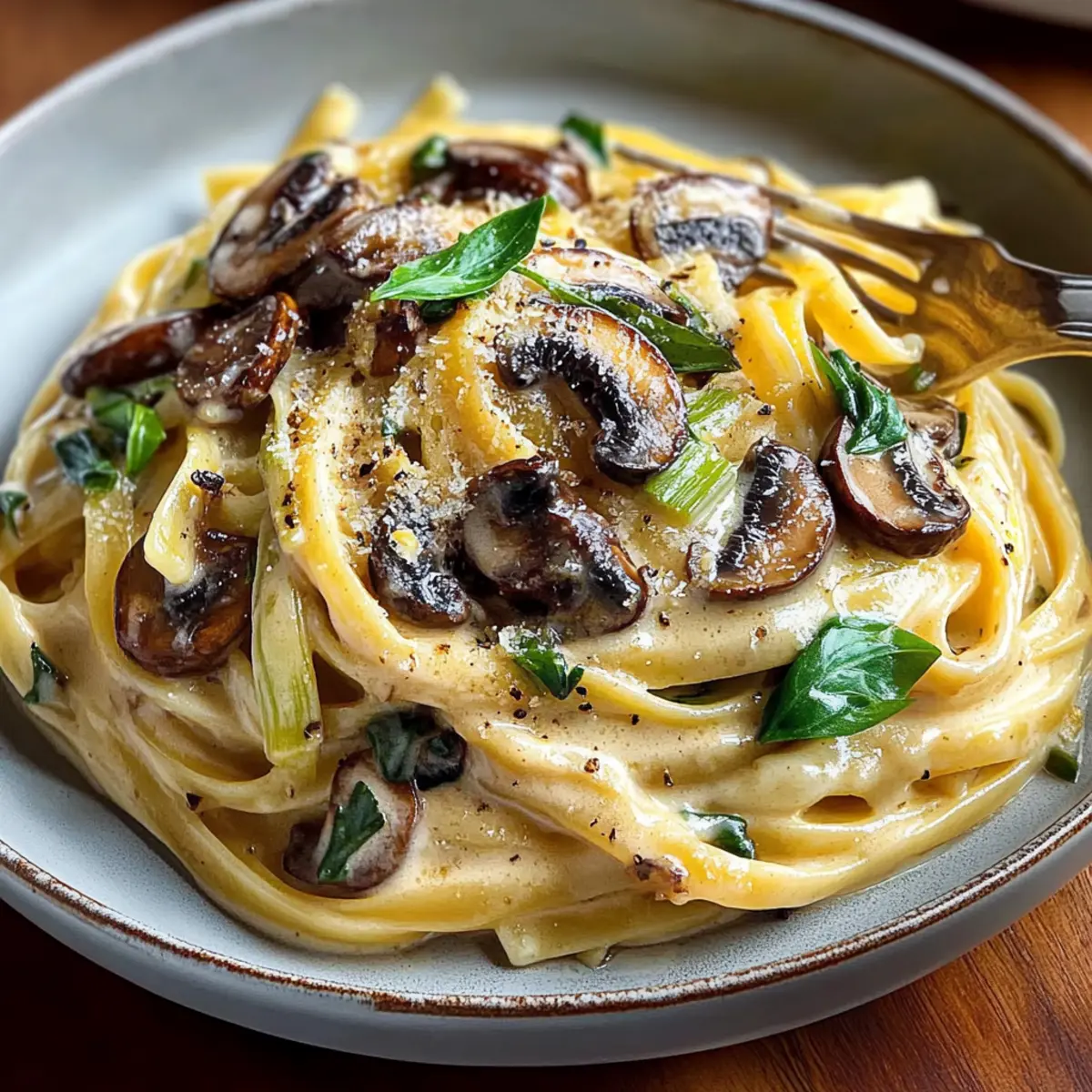 Caramelized Leek and Mushroom Gruyere Pasta for Cozy Nights