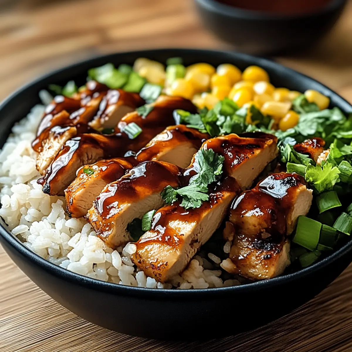 Honey BBQ Chicken Rice Bowl for a Flavorful Family Meal