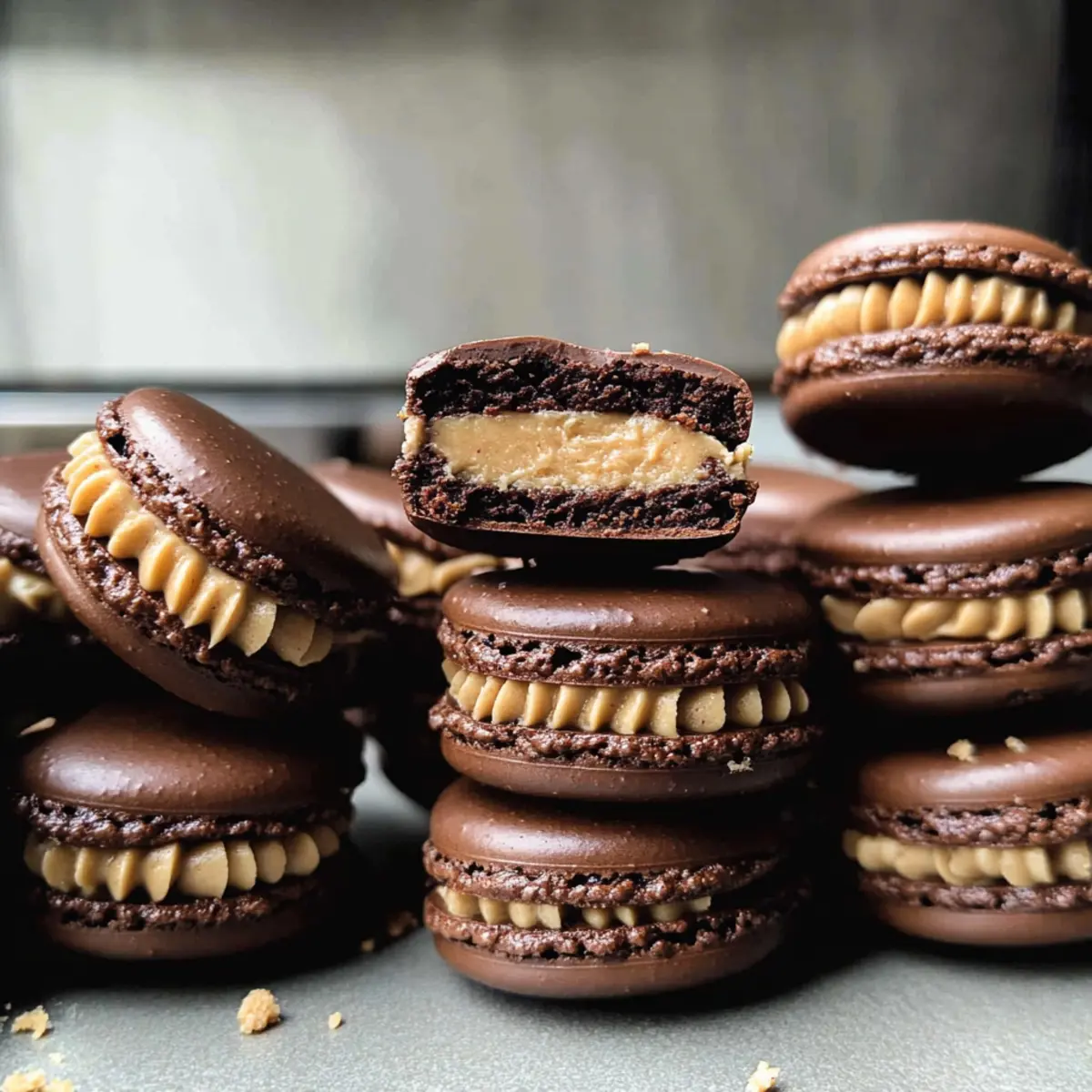 Irresistible Chocolate Peanut Butter Macarons You’ll Love