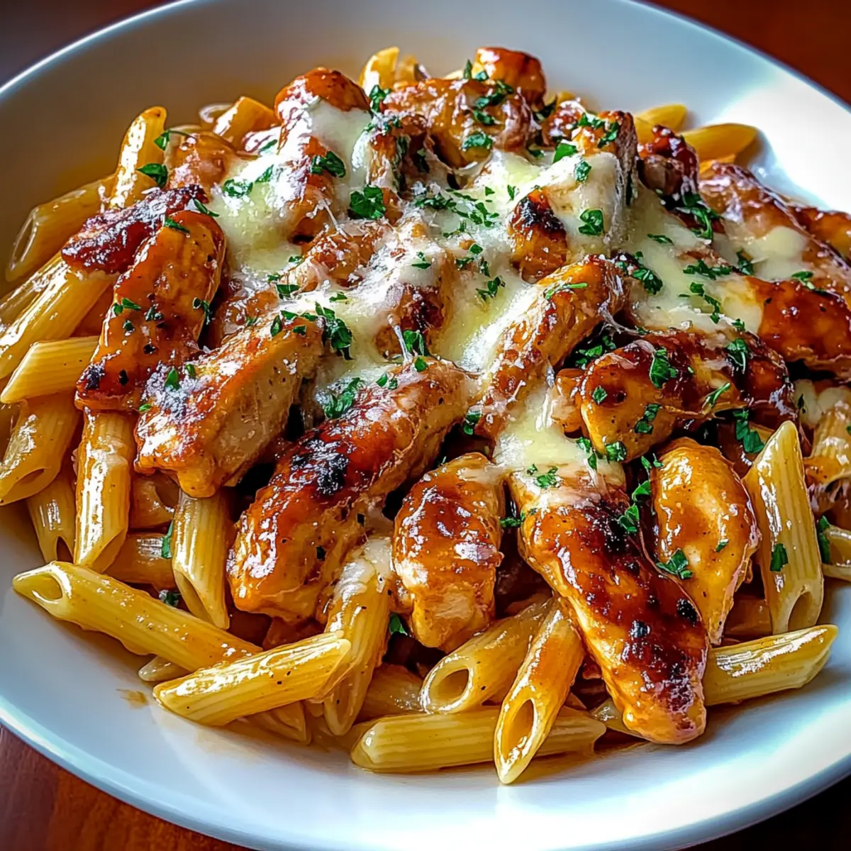 Honey BBQ Chicken Penne for a Cozy Weeknight Dinner