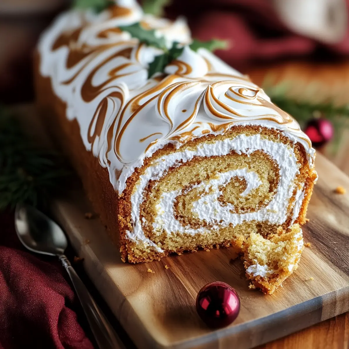Ginger Bread Yule Log Cake: A Cozy Holiday Treat You’ll Love