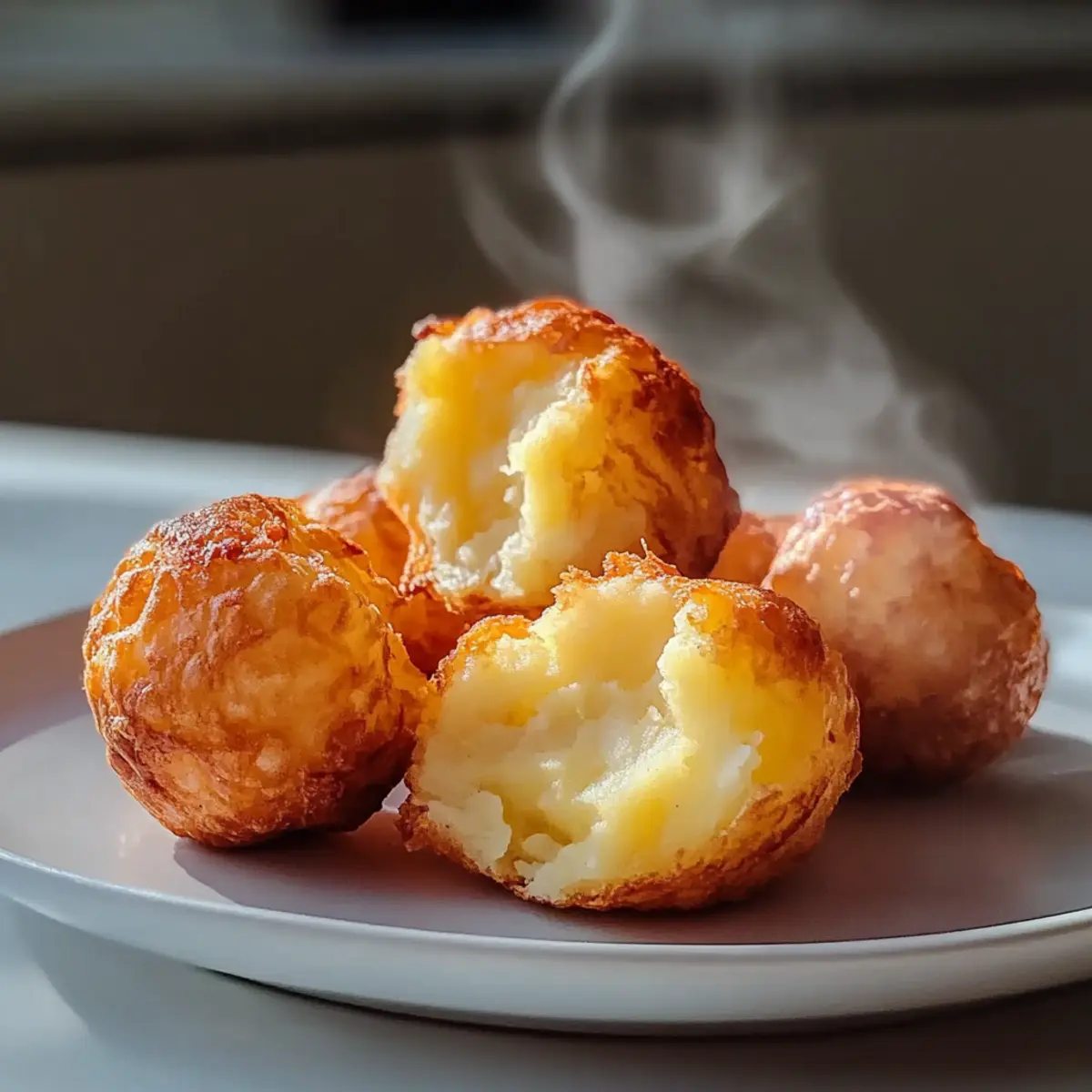 Crispy Mashed Potato Cheese Puffs That Make Leftovers Irresistible