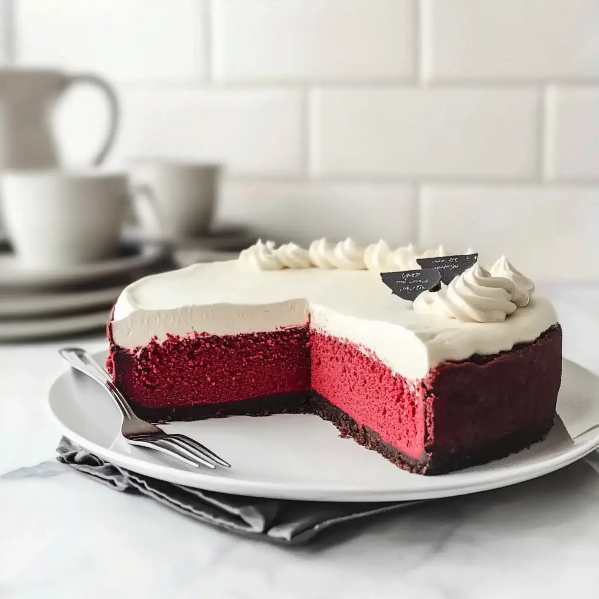 Decadent Red Velvet Cheesecake That’s Completely Irresistible