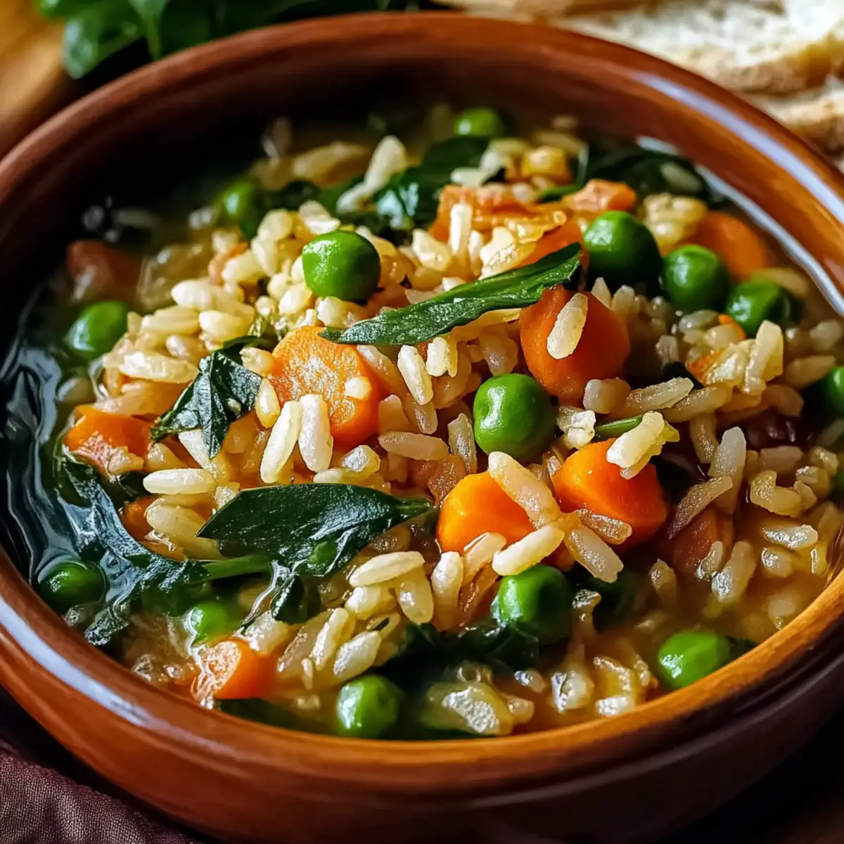 Creamy Spinach, Lentil, and Butter Bean Soup Bliss