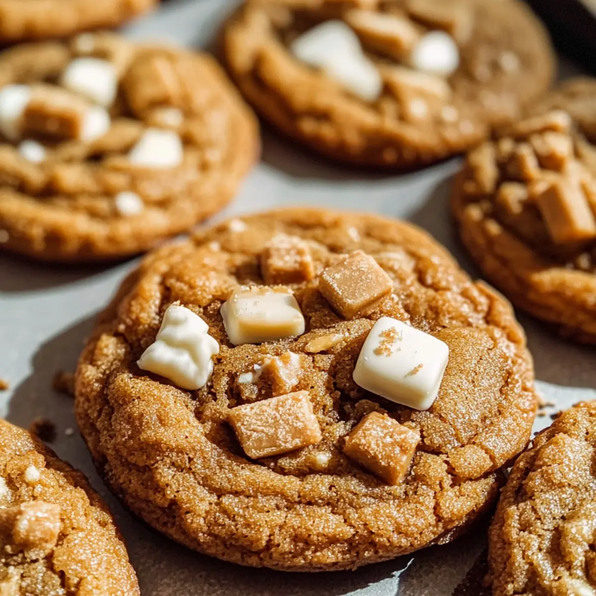 Biscoff Cookie Butter White Chocolate Chip Cookies Bliss
