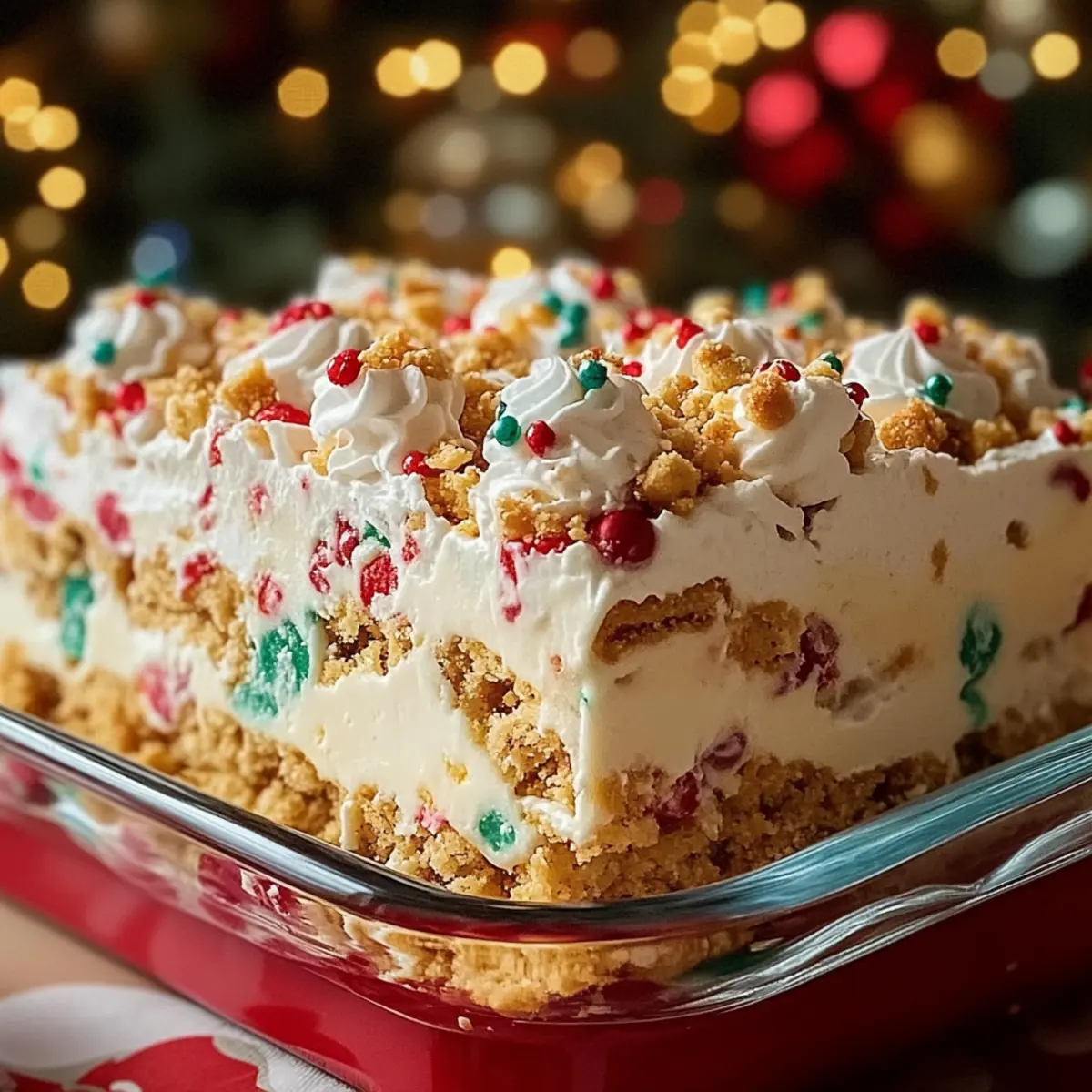 Delicious Christmas Cookie Lasagna for a Festive Sweet Treat