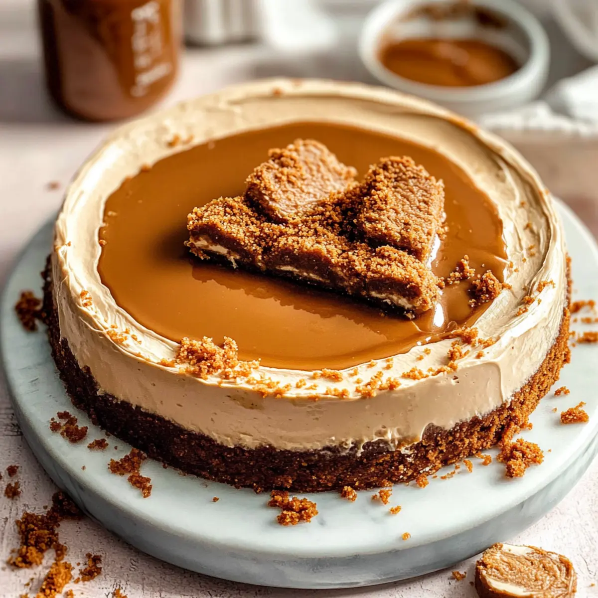 Delicious No Bake Biscoff Cheesecake to Delight Your Senses