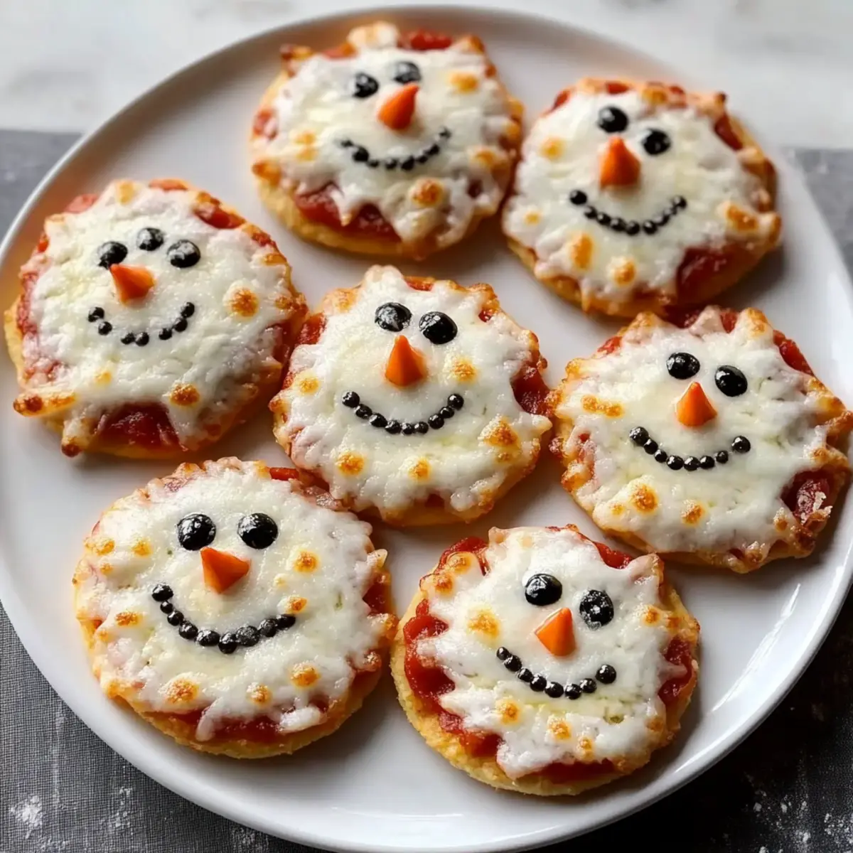 Mini Snowman Pizzas: Fun Holiday Treats for Everyone