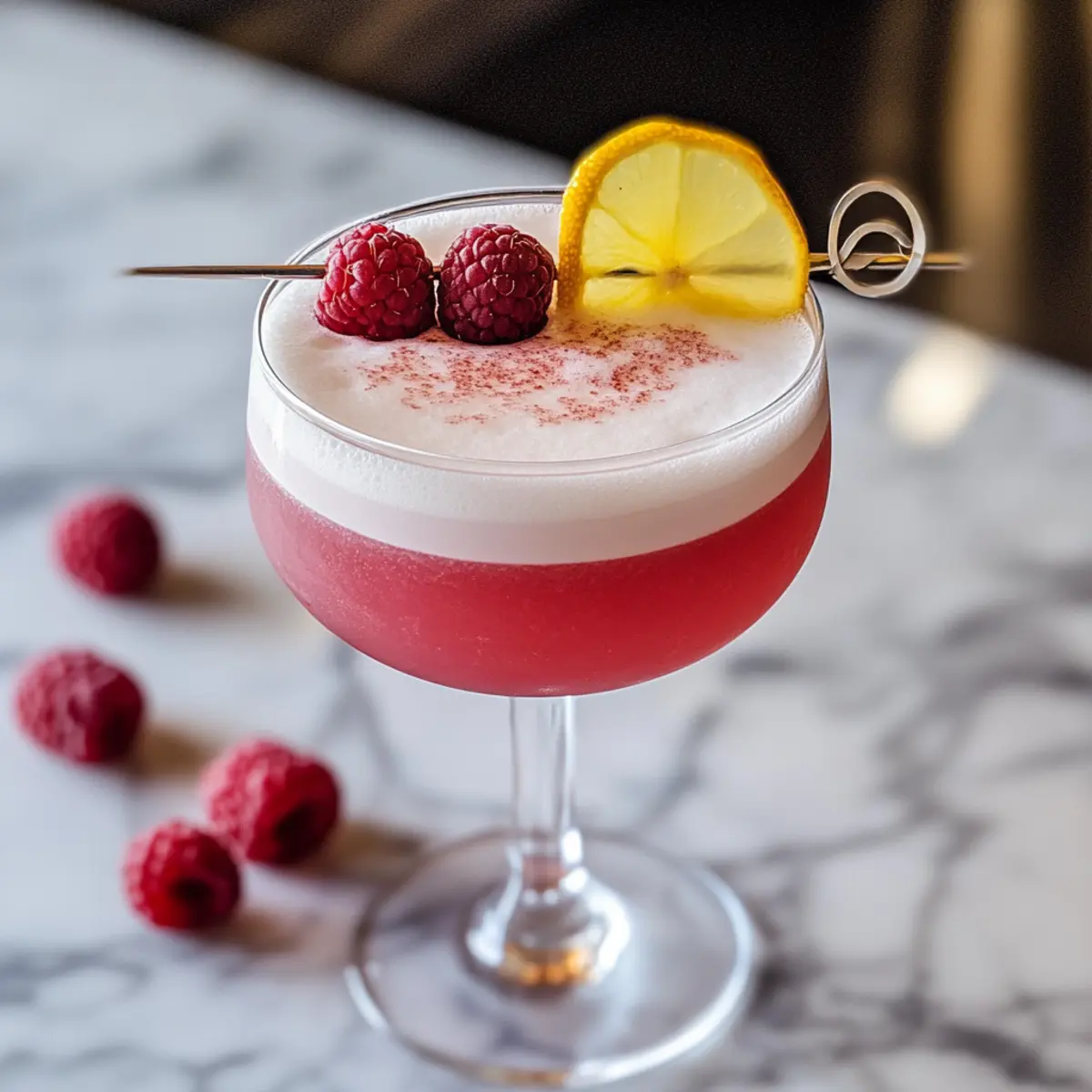 Delightful Raspberry Gin Sour Cocktail for Perfect Evenings