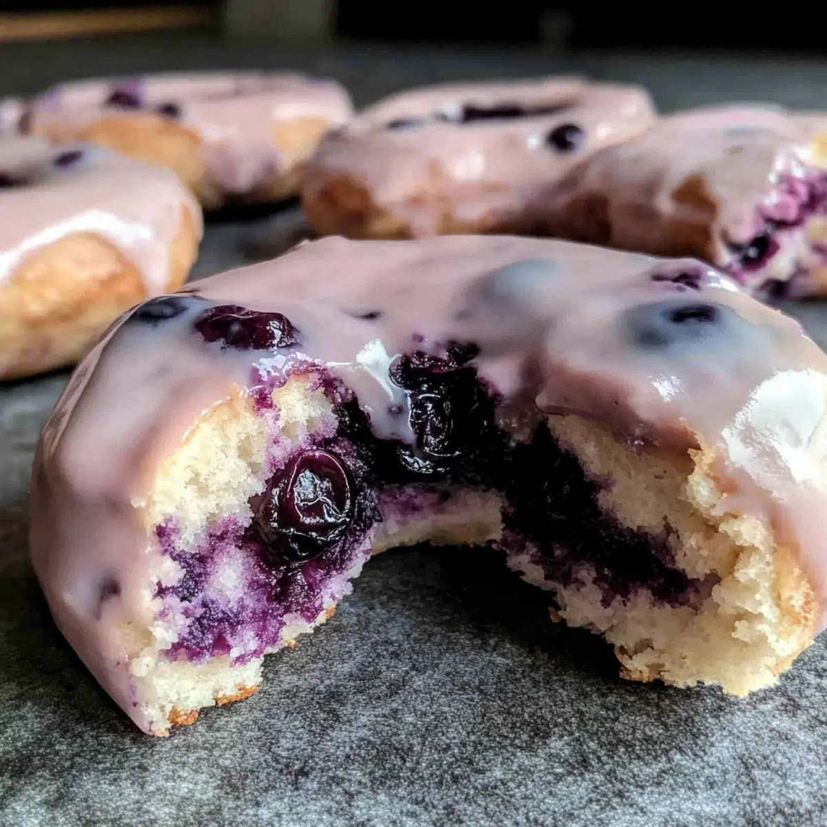 Delicious Blueberry Cake Donuts: Guilt-Free & Protein-Packed!