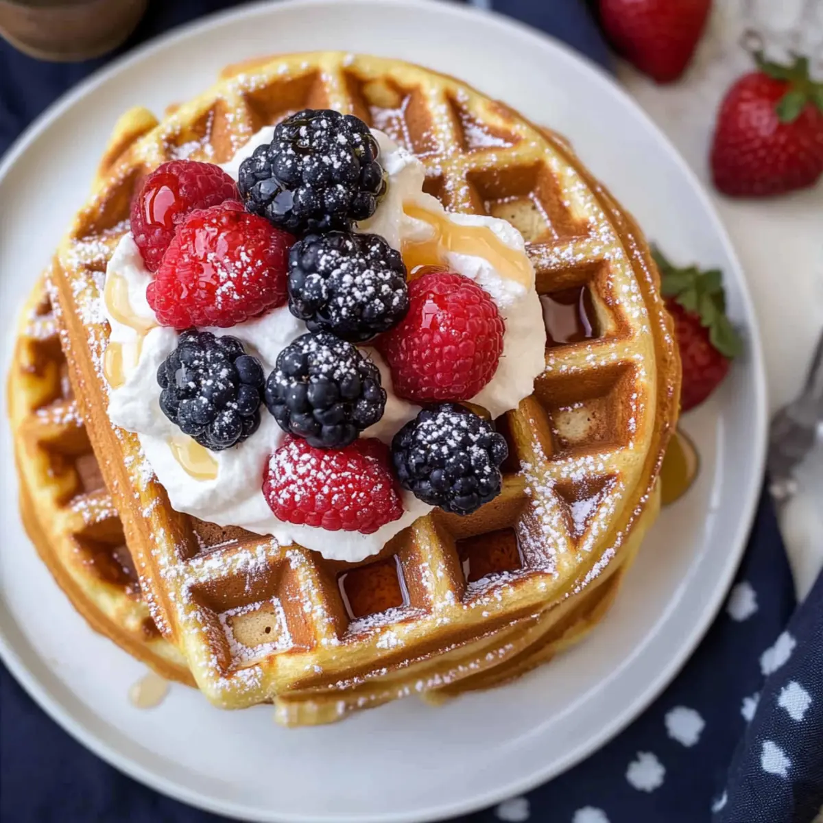 Melt-in-Your-Mouth Belgian Waffle Recipe for Weekend Bliss