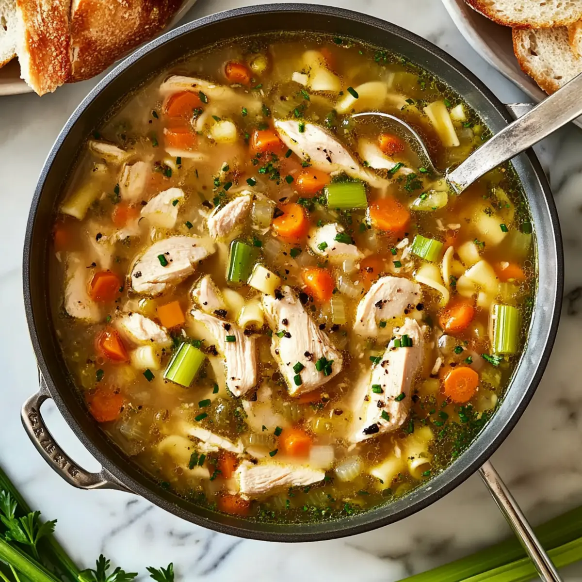 Cold Fighting Chicken Noodle Soup That Heals and Comforts