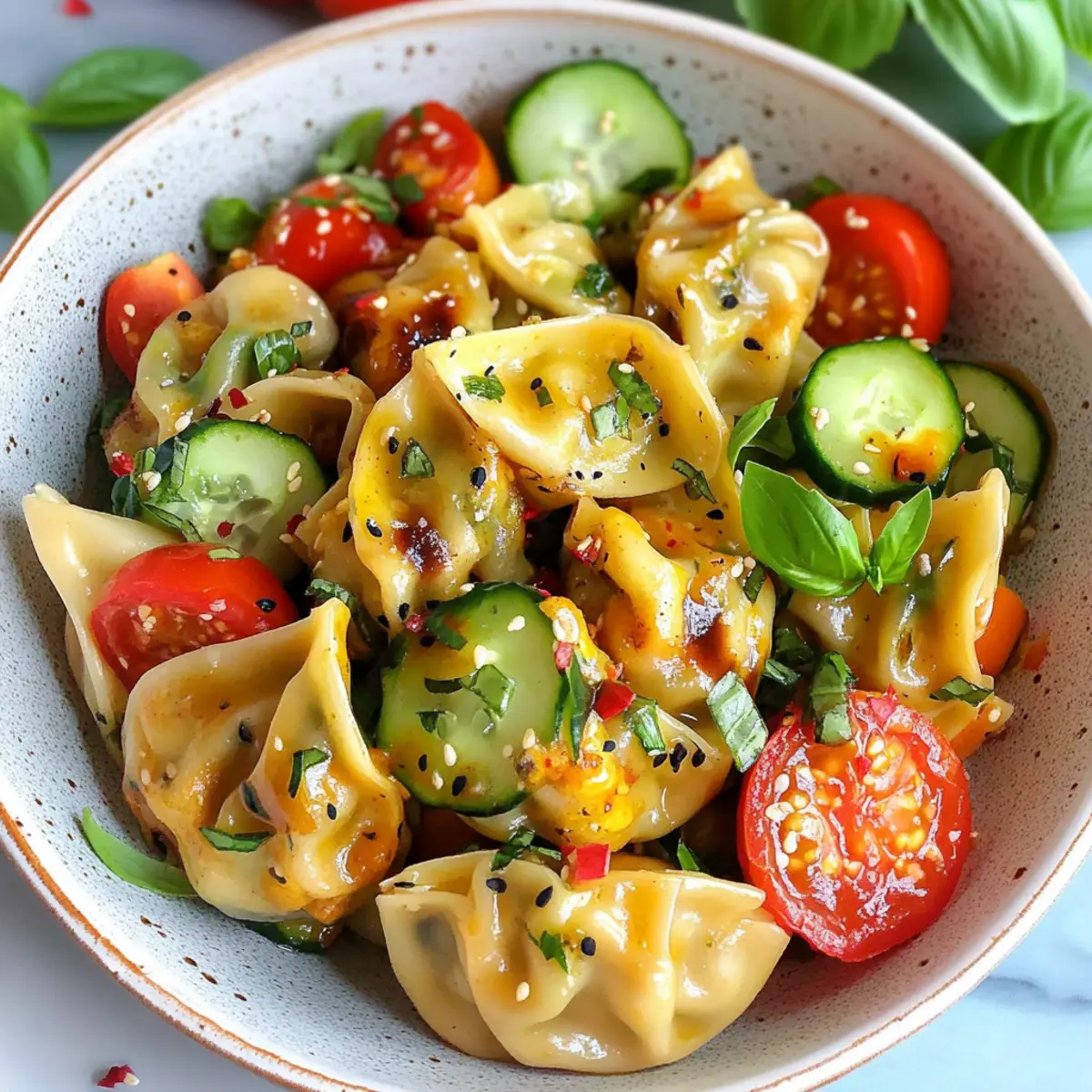 Savor the Flavor: Easy Potsticker Salad You’ll Love