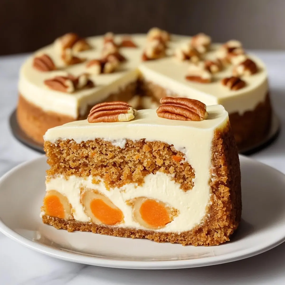 Deliciously Dreamy Carrot Cake Cheesecake for Sweet Moments