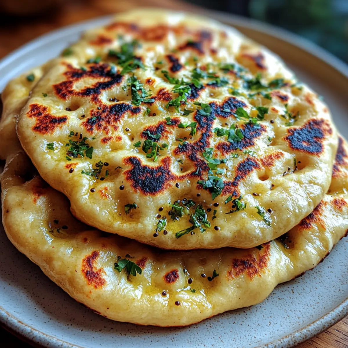 Sourdough Discard Naan: Fluffy Flatbread in 25 Minutes