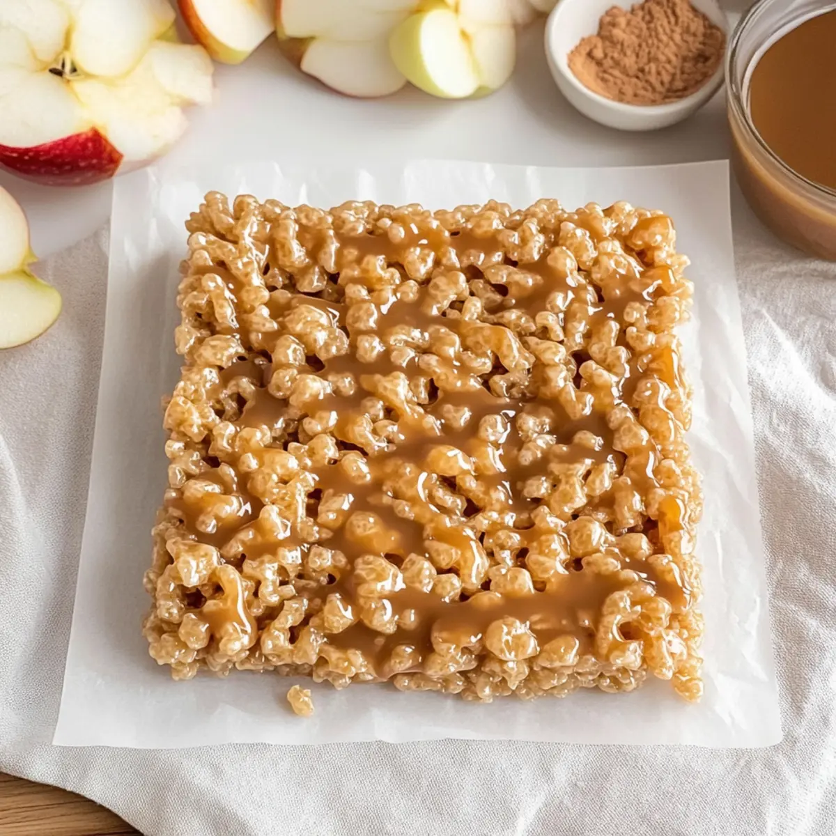 Apple Pie Rice Krispie Treats: A Cozy Fall Delight