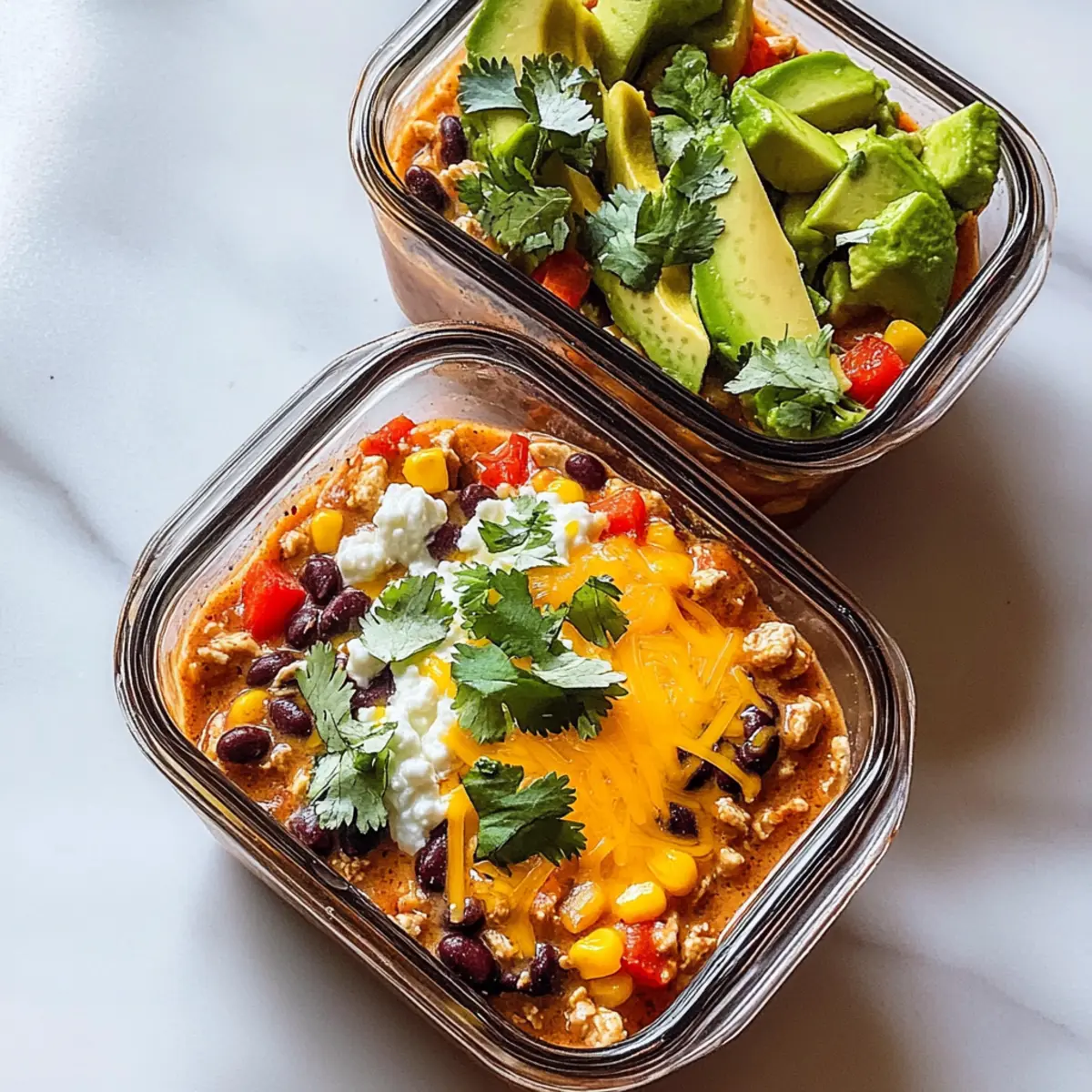 Savory Chicken Cottage Cheese Enchilada Bowls for Quick Dinners