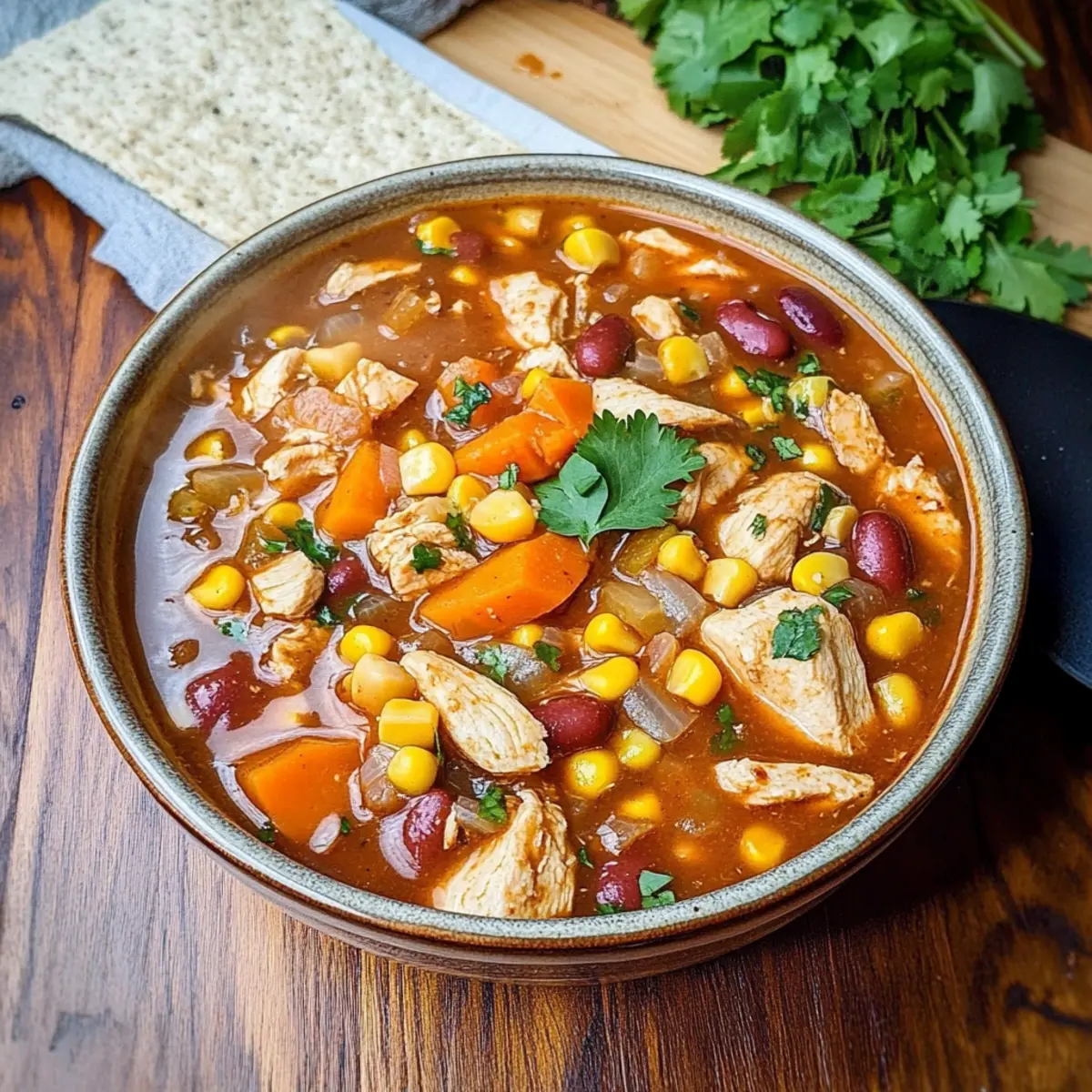 Cozy Up with Smoky BBQ Chicken Soup: Comfort in a Bowl