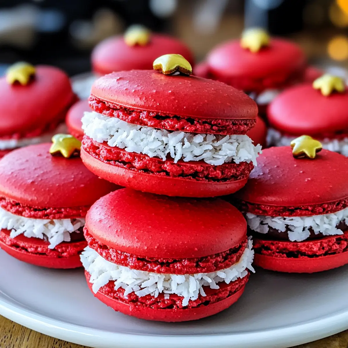 Deliciously Festive Santa Claus Macarons to Wow Your Guests
