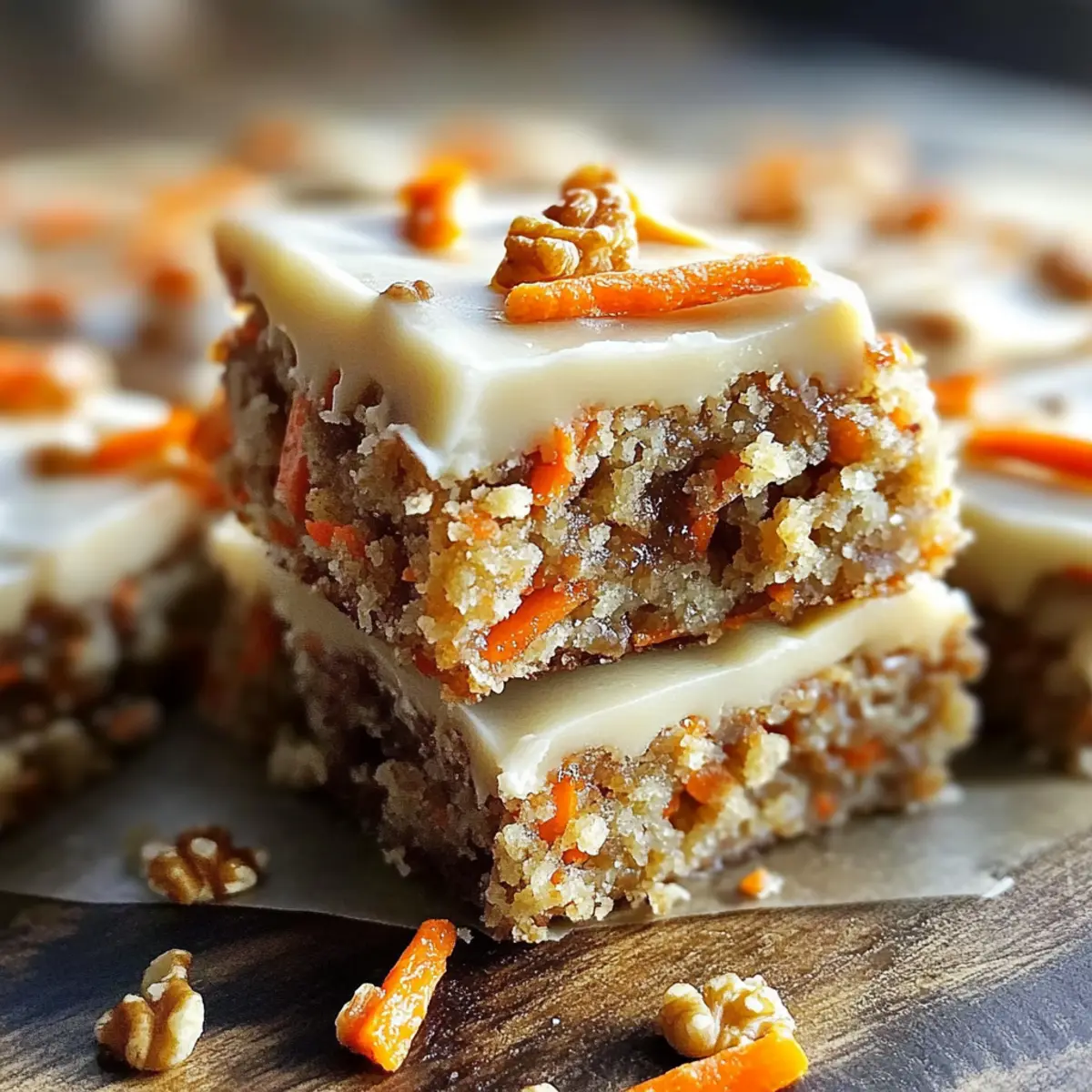 Cottage Cheese Carrot Cake Bars for a Guilt-Free Treat