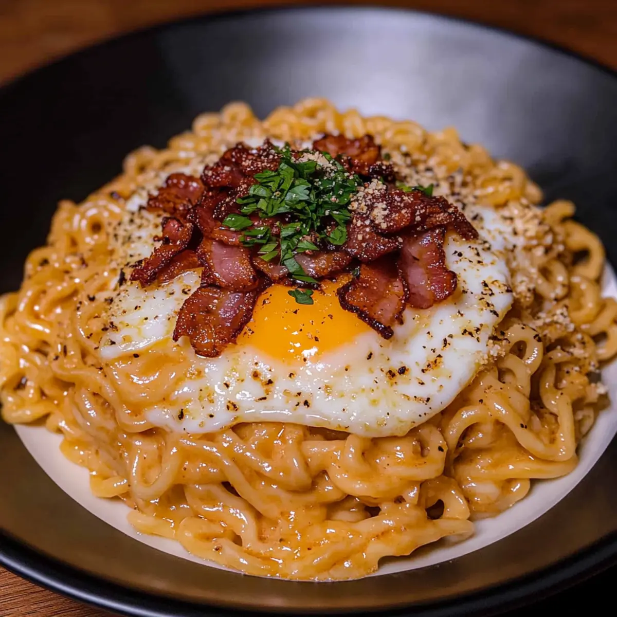 Ramen Carbonara: Creamy Comfort in Every Slurp