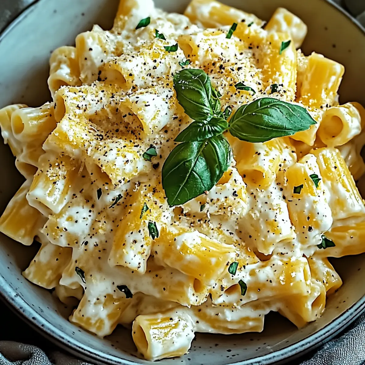 Creamy Ricotta Pasta Done in Just 20 Minutes flat
