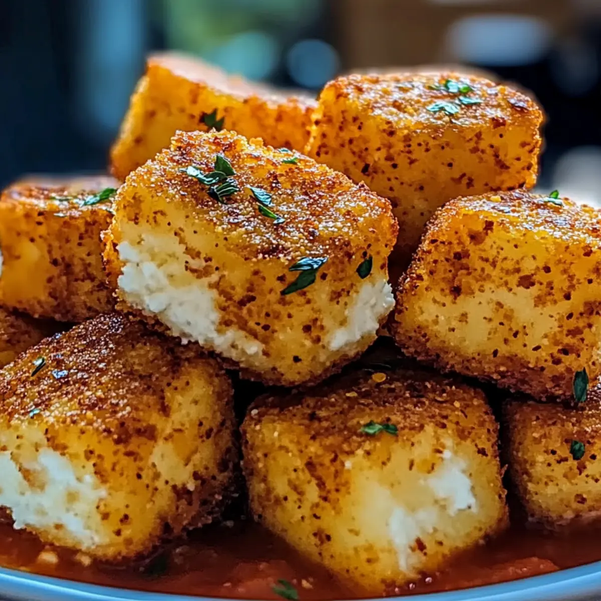 Crispy Cottage Cheese Treats for a Tasty Healthy Snack