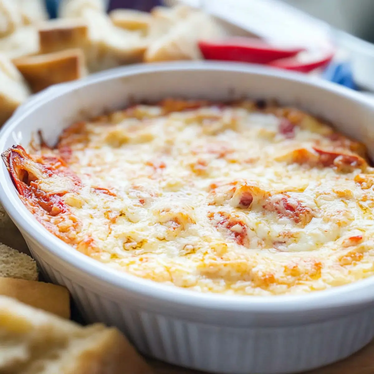 Creamy Hot Roasted Red Pepper Dip for Ultimate Snack Time
