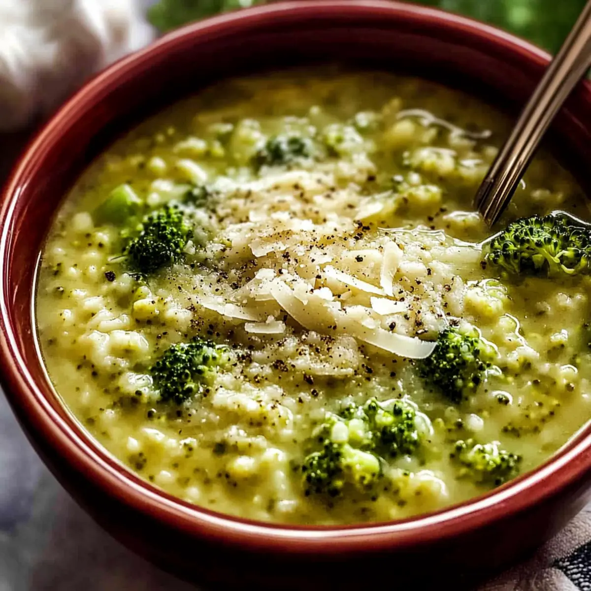 Garlic Italian Broccoli Soup: Comfort in Every Spoonful