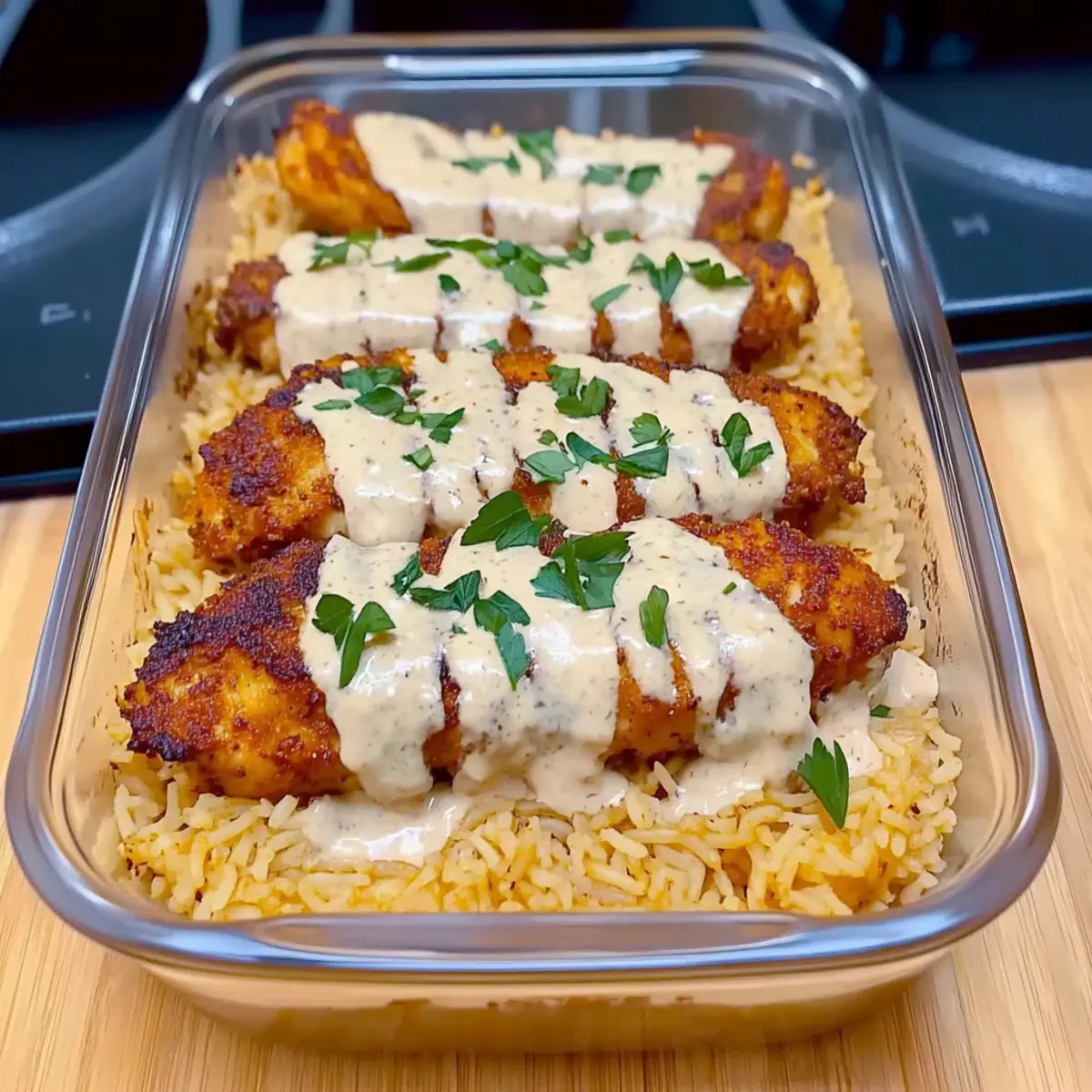 Creamy Cajun Chicken with Garlic Rice for Flavor Lovers