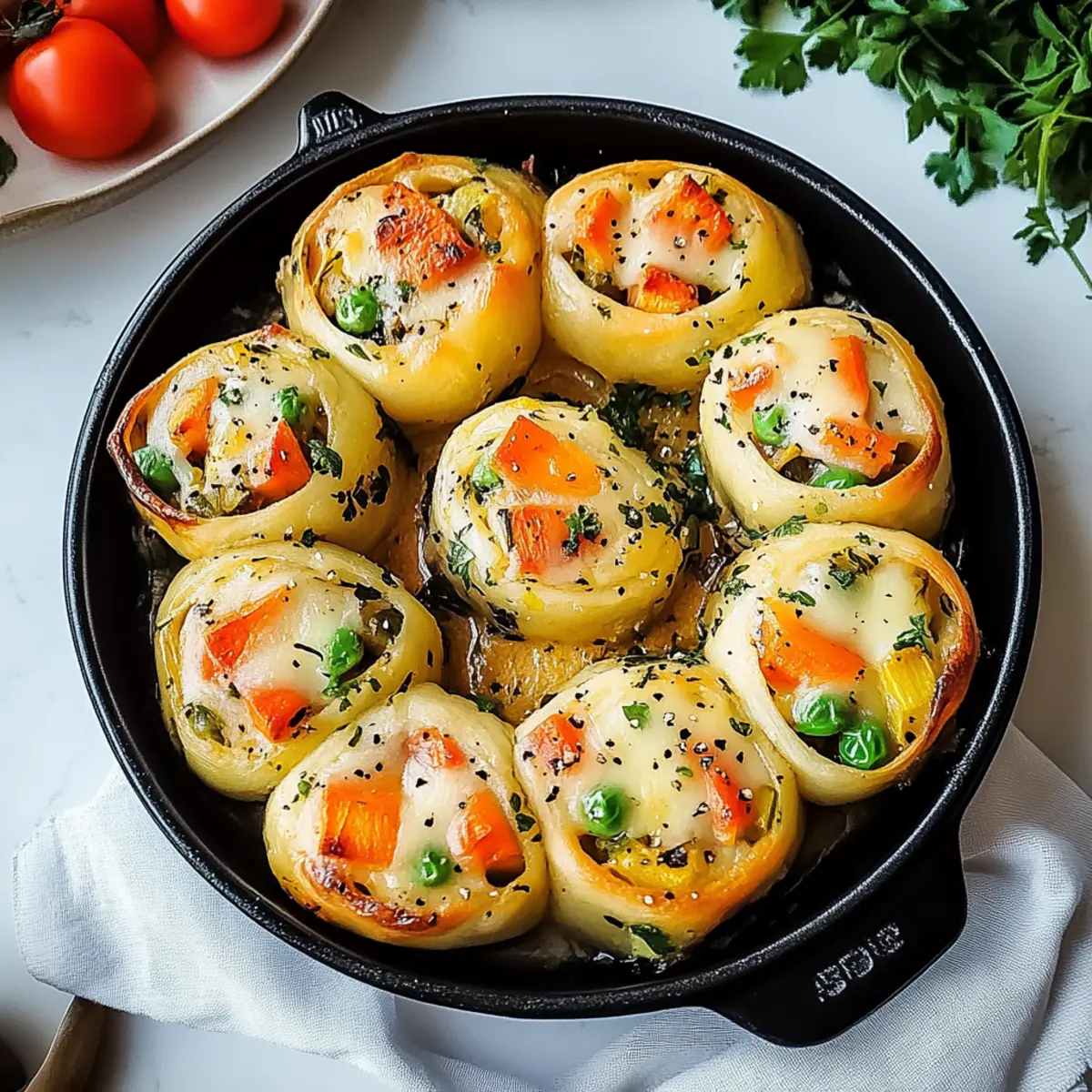 Cheesy Baked Vegetable Rolls for Ultimate Comfort Food Bliss