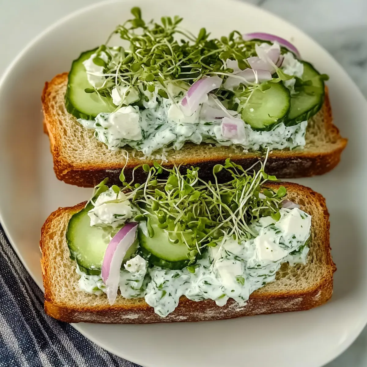 Cucumber Salad Sandwiches: A Refreshing Lunch Delight