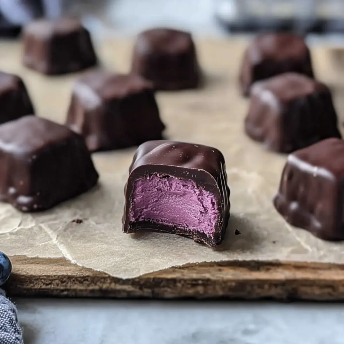 Decadent Blueberry Buttercream Chocolates for Sweet Moments