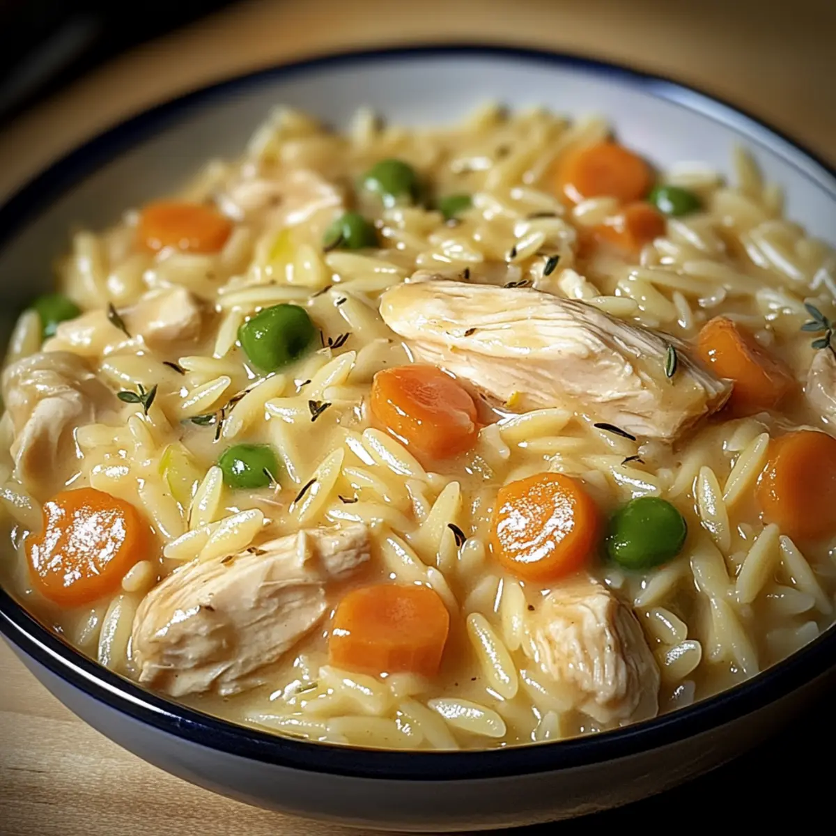 Creamy Chicken Pot Pie Orzo - A Cozy Family Meal Delight
