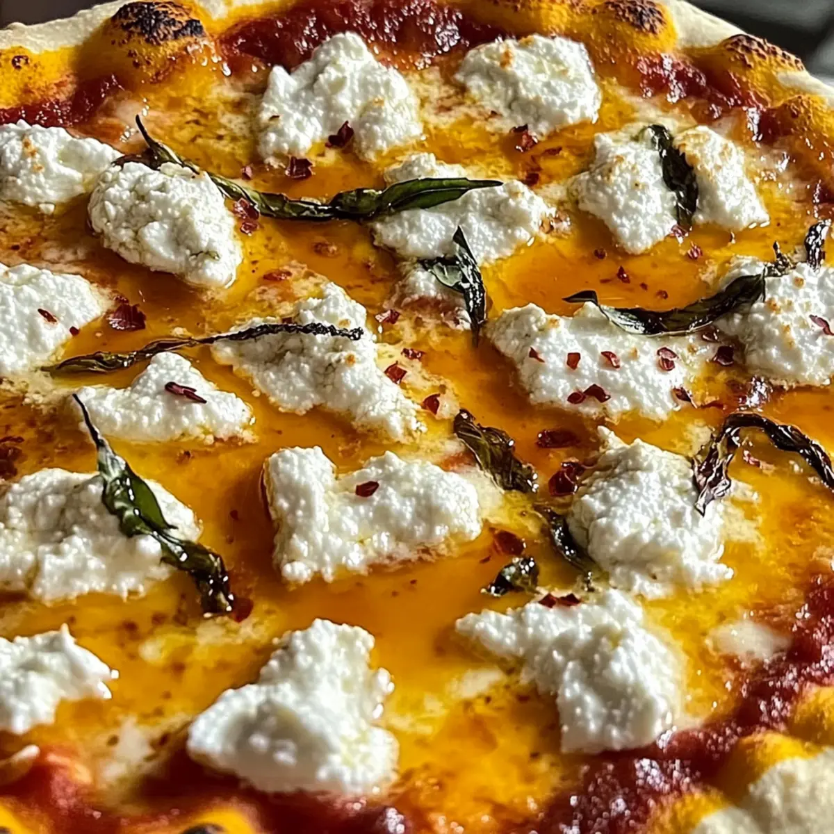 Sweet and Spicy Hot Honey Ricotta Pizza to Love
