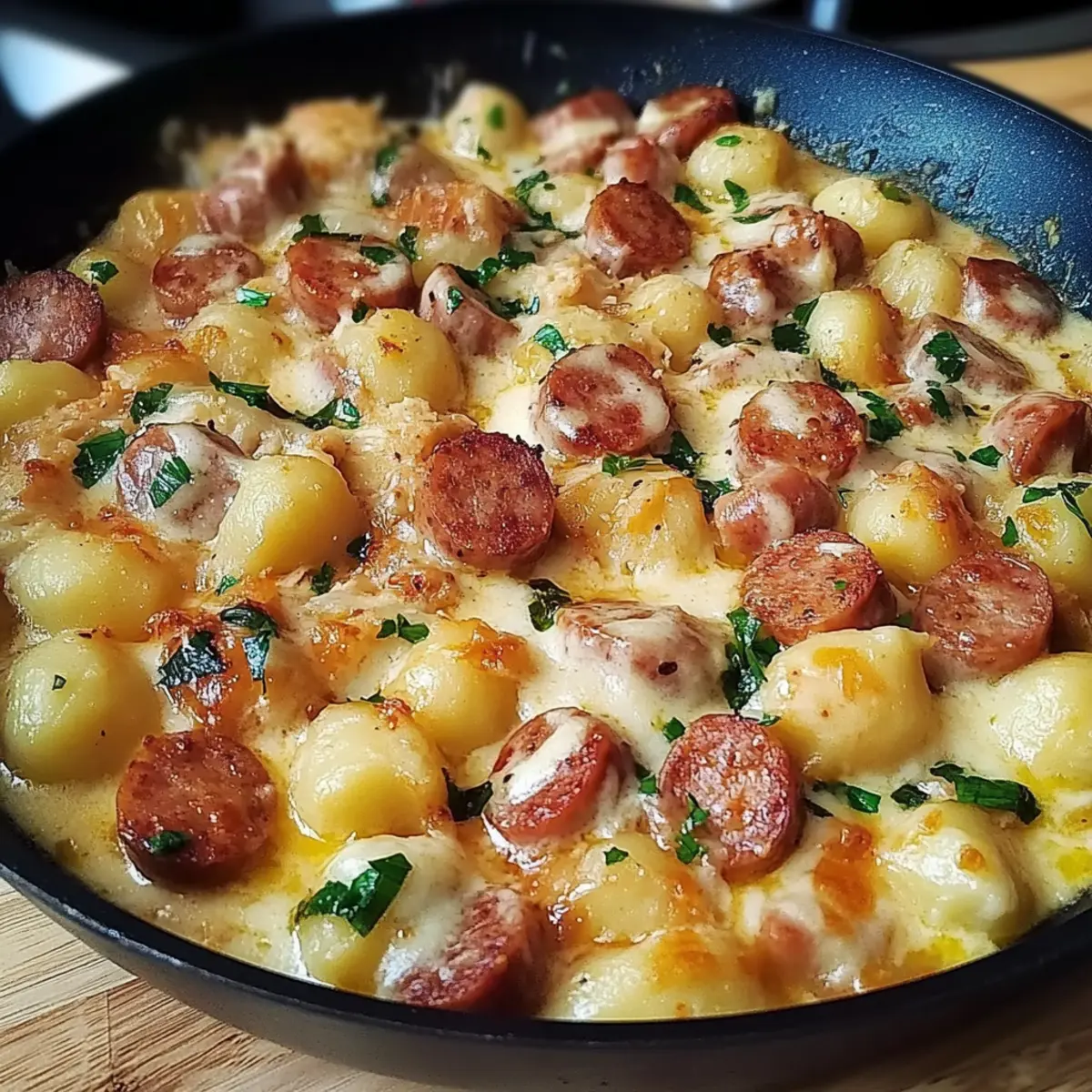 Creamy Kielbasa Gnocchi Skillet in 30 Minutes or Less