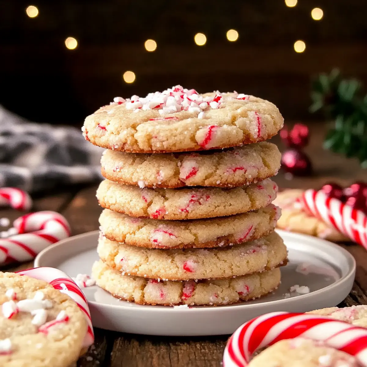 Irresistible White Chocolate Candy Cane Cookies for the Holidays