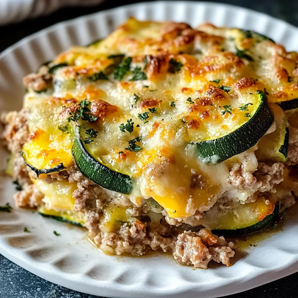 Savory Ground Turkey Zucchini Casserole for Cozy Nights