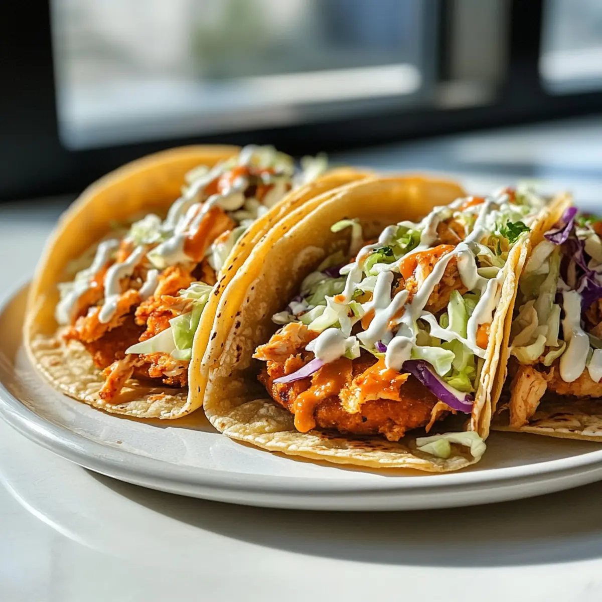 Buffalo Chicken Smash Burger Tacos for Ultimate Weeknight Fun