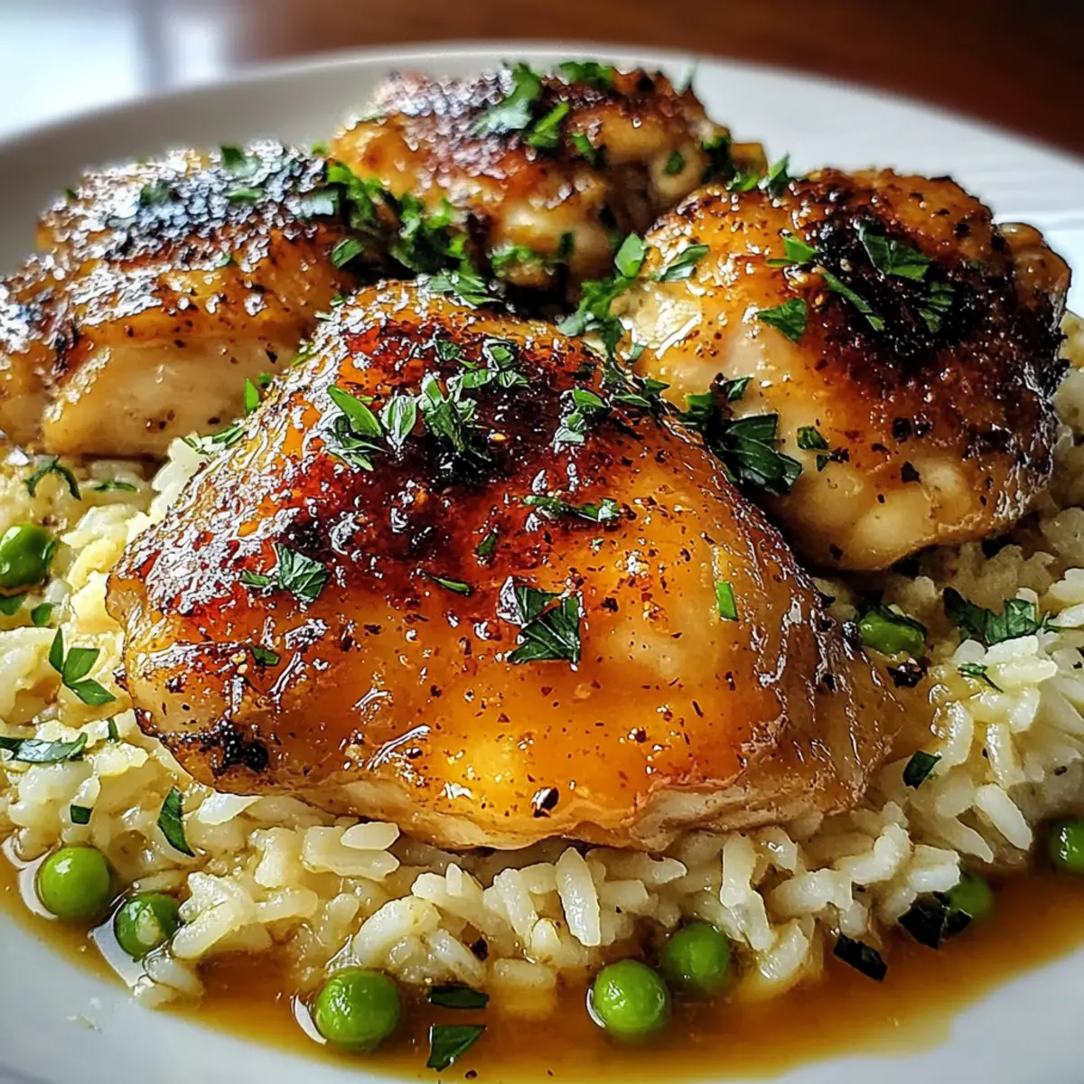 One-Pan Honey Butter Garlic Chicken & Rice: Dinner Made Easy