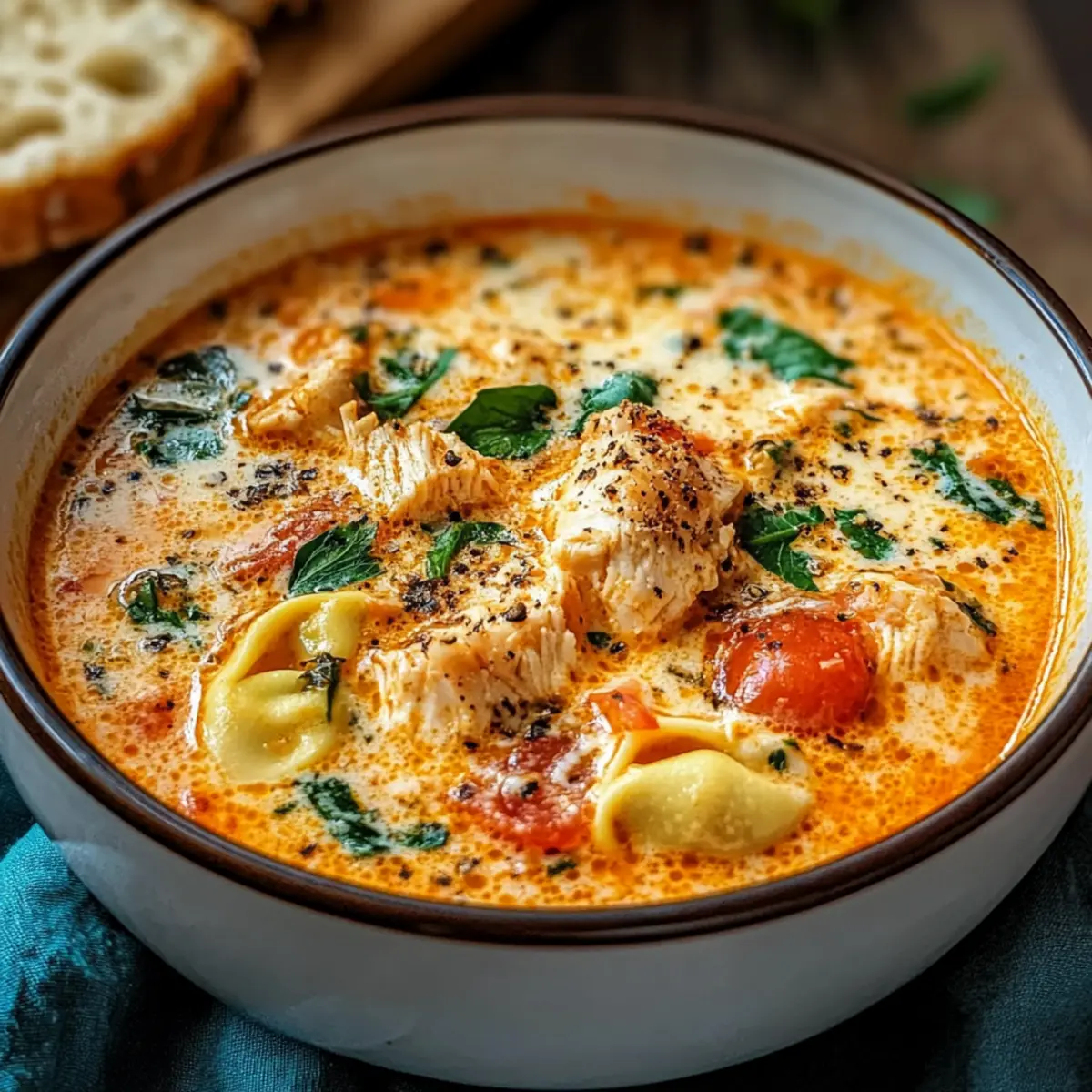 Crock Pot Creamy Chicken Parmesan Soup for Cozy Nights