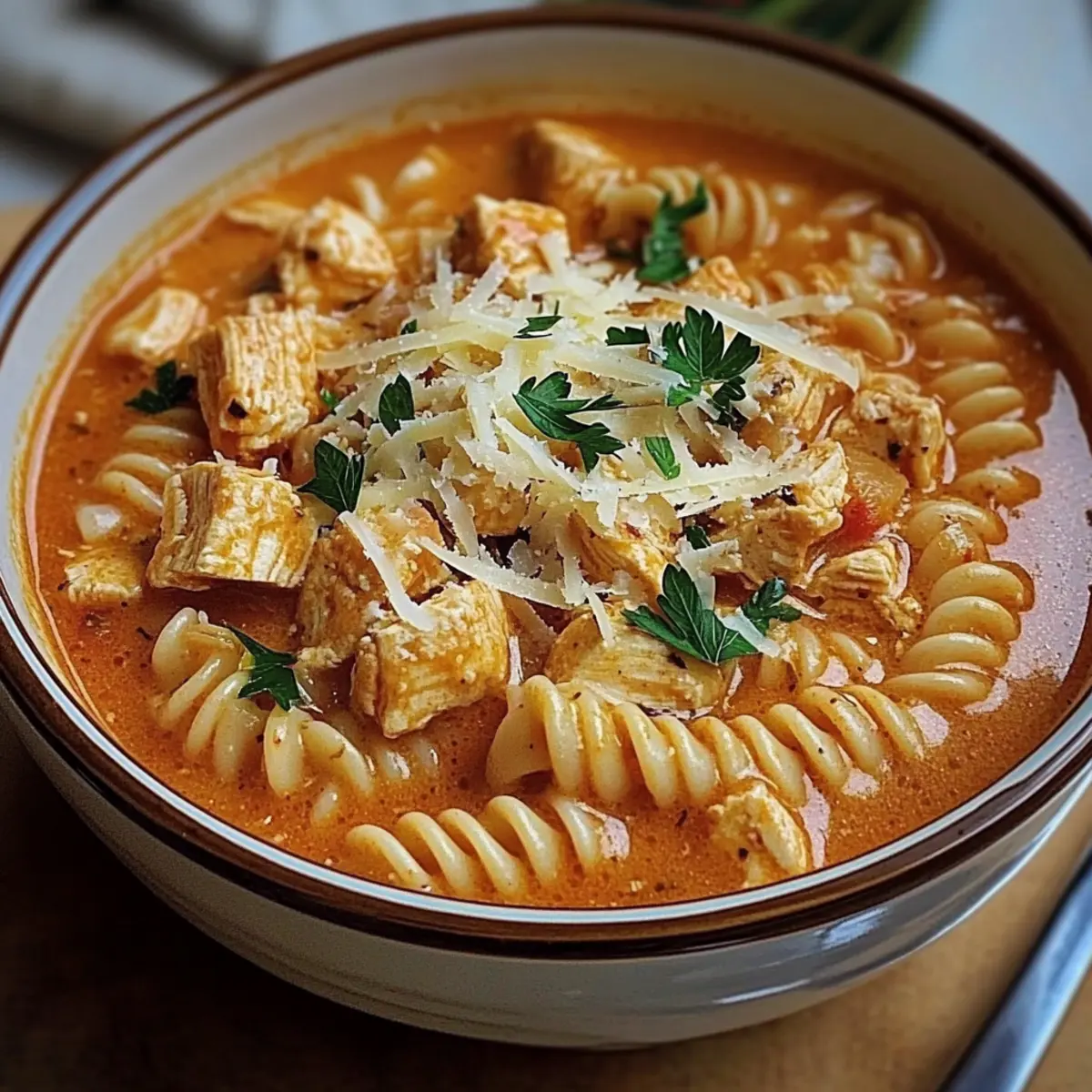 Crockpot Chicken Parmesan Soup: Cozy Comfort in Every Bowl