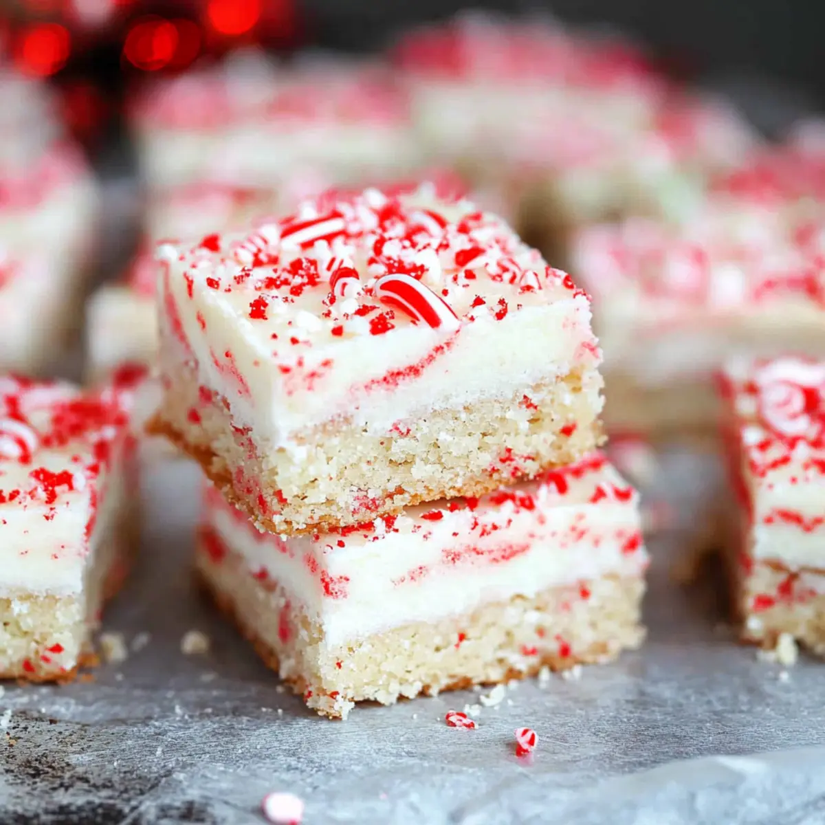 Peppermint Sugar Cookie Bars – Soft, Festive Holiday Bliss