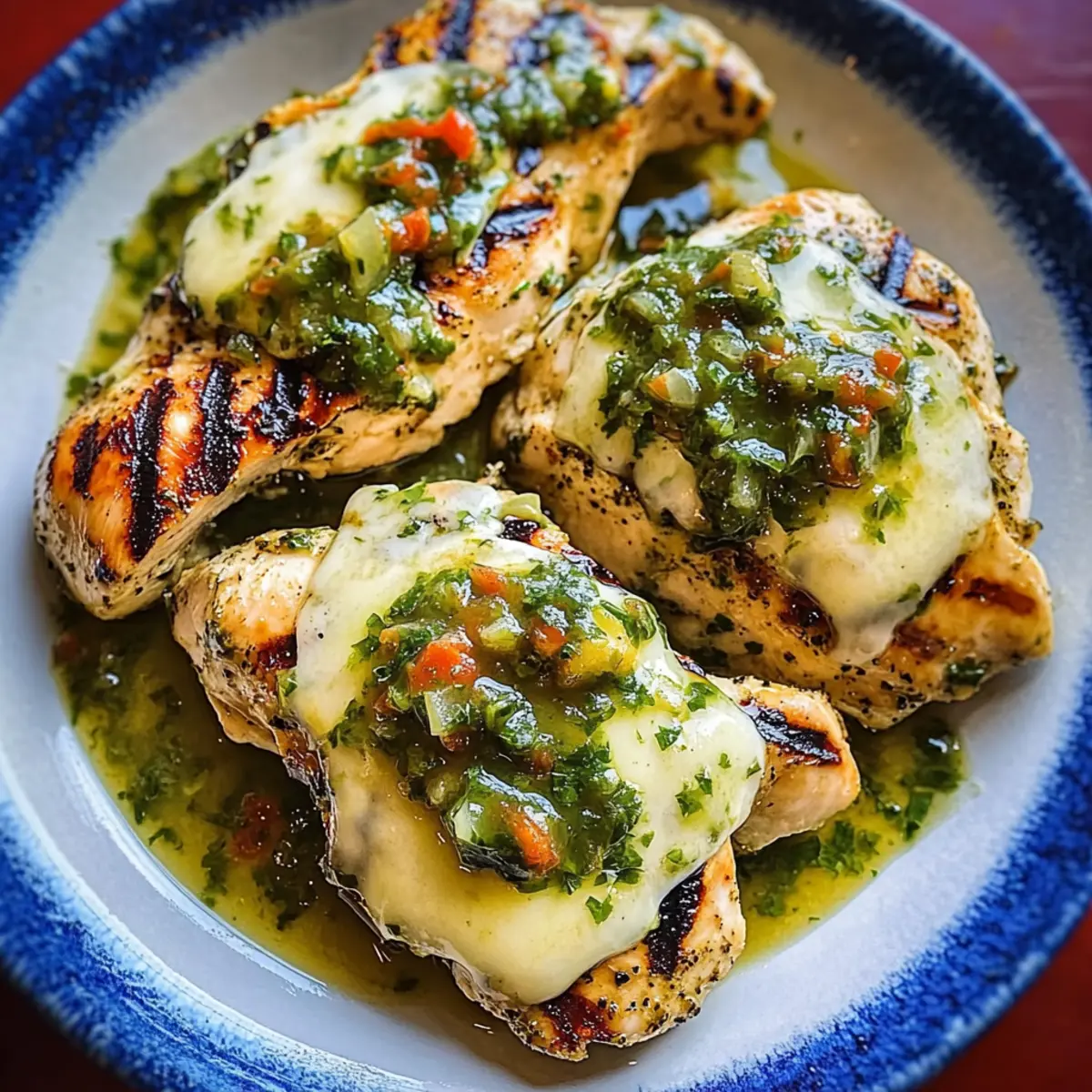 Savor Cheesy Grilled Salsa Verde Pepper Jack Chicken Tonight