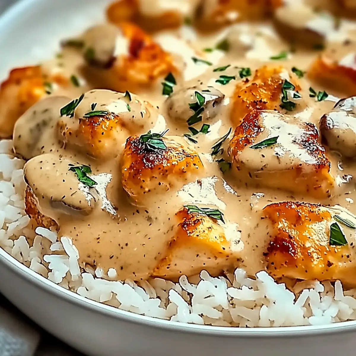 Smothered Chicken and Rice: Comfort in Every Delicious Bite