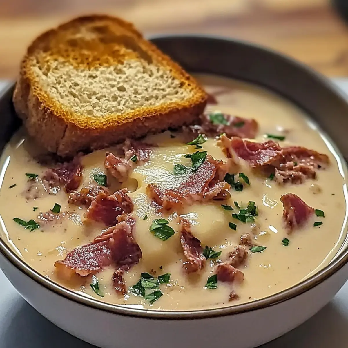 Creamy Reuben Soup: Comforting Flavors in Every Spoonful