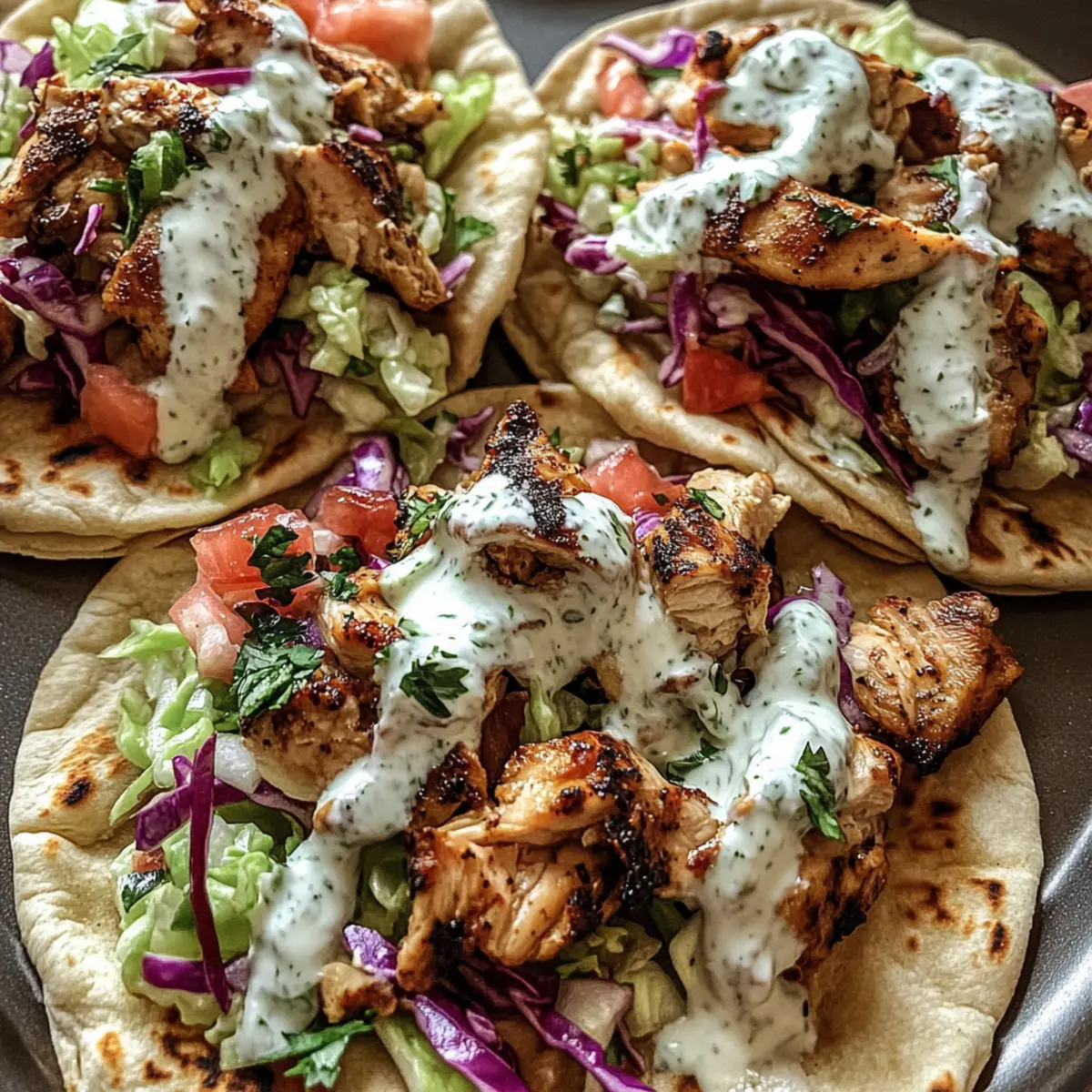 Sheet Pan Chicken Pitas with Zesty Herb Slaw Magic